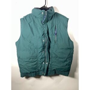 REI Men's Green‎ Puffer Vest Sleeveless Jacket Outdoor Casual Layering Large